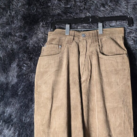 Arizona Jean Co Corduroy Pants Mens W28 L30 Cream Beige Vintage Deadstock NWT 19 - Picture 2 of 10